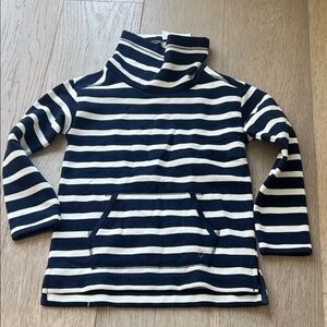 Crewcuts Navy and White Striped Kids Hoodie
